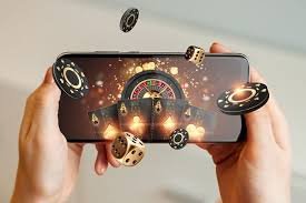 Game category tiles showing football, live casino, and slots sections on mobile phone screen